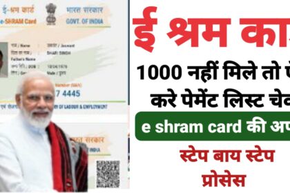 E Shram Card New Payment List