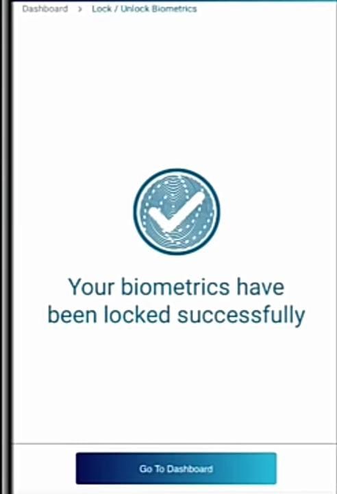 Aadhar Card Lock/Unlock
