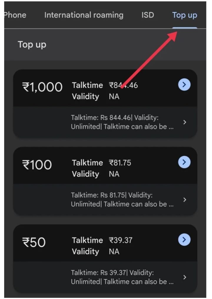 Top Up Recharge Kaise Kare