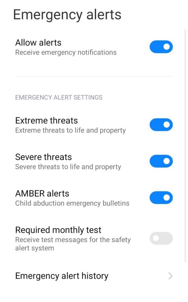 Operation Sindoor Alert Settings