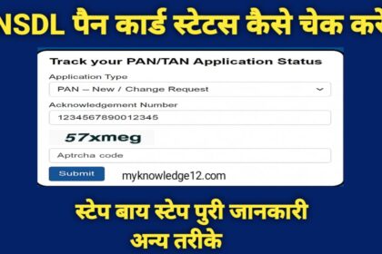 NSDL पैन कार्ड स्टेटस कैसे चेक करें?