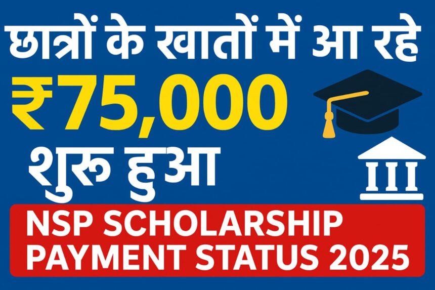 NSP Scholarship Payment Status 2025