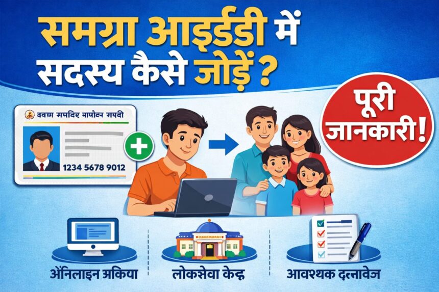 समग्र आईडी में सदस्य कैसे जोड़ें?