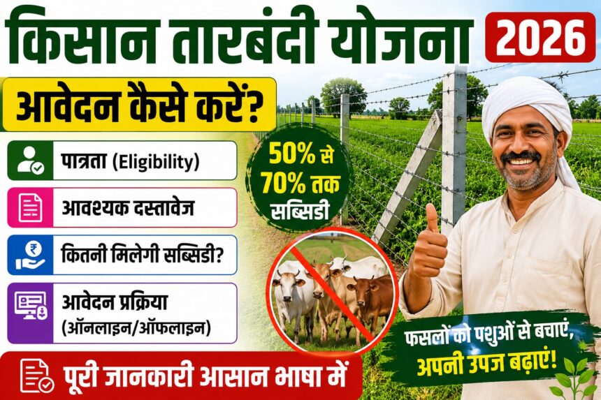किसान तारबंदी योजना 2026